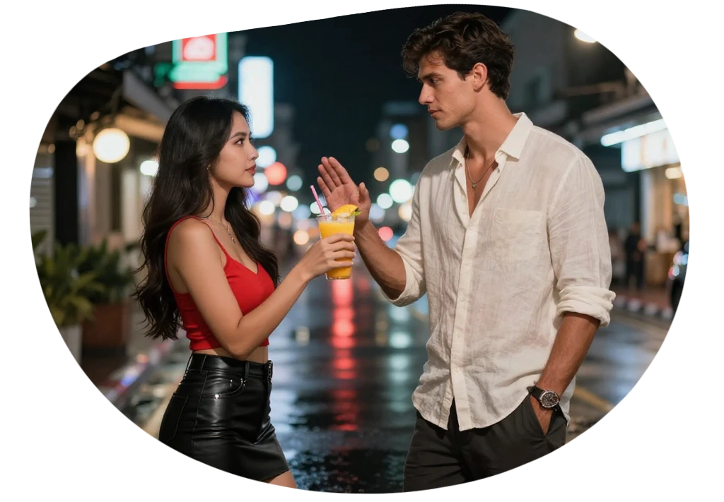 Unschuld im Neonlicht