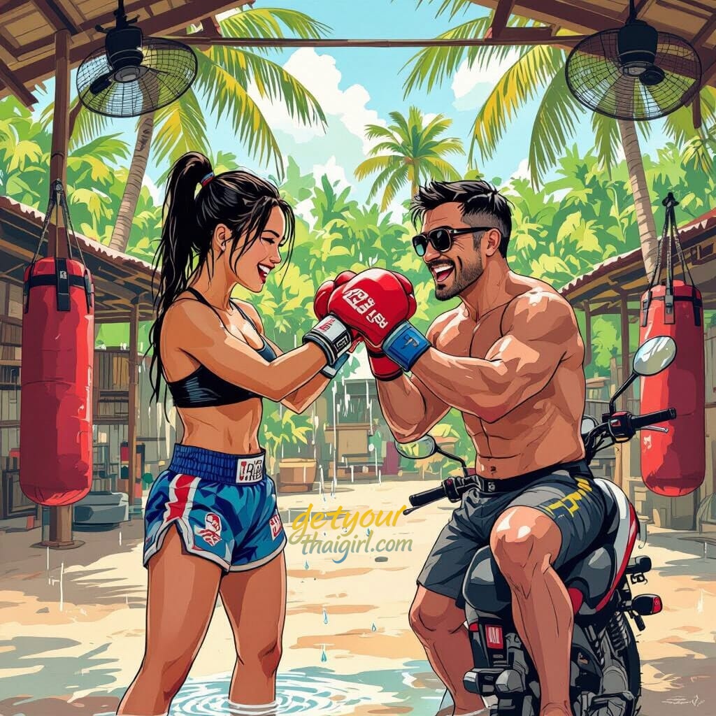 Muay Thai, Muskelkater & ein heißer Moment